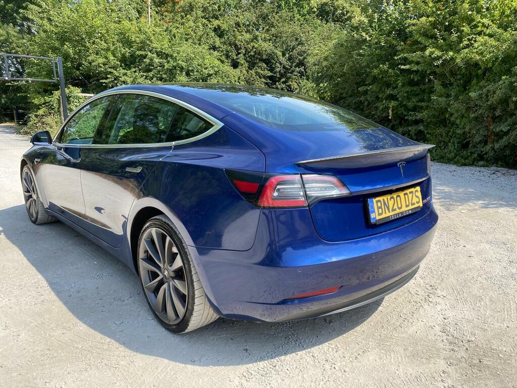 Tesla Model 3 Saloon Dual Motor Performance 4Wde Per BN20DZS Blue #5
