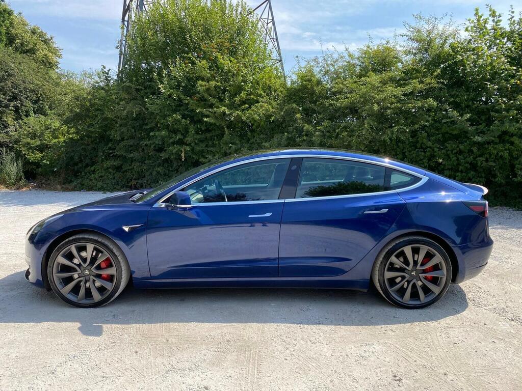 Tesla Model 3 Saloon Dual Motor Performance 4Wde Per BN20DZS Blue #4