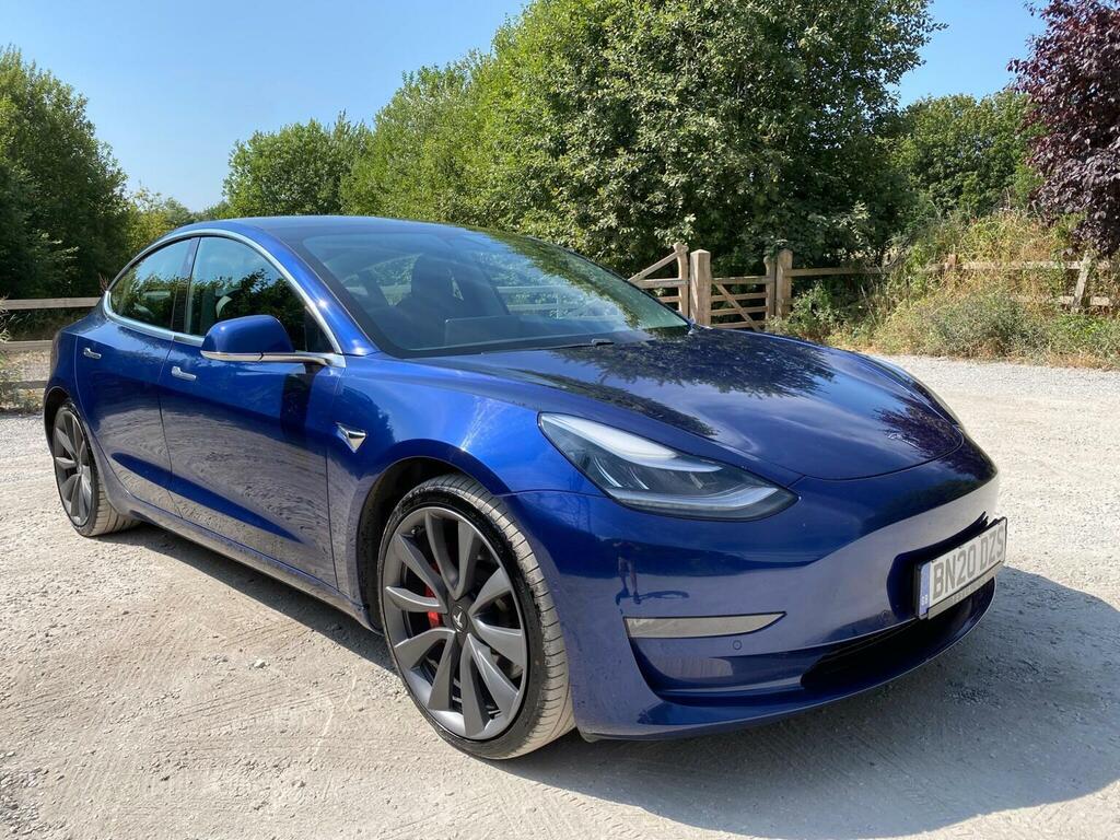Tesla Model 3 Saloon Dual Motor Performance 4Wde Per Blue