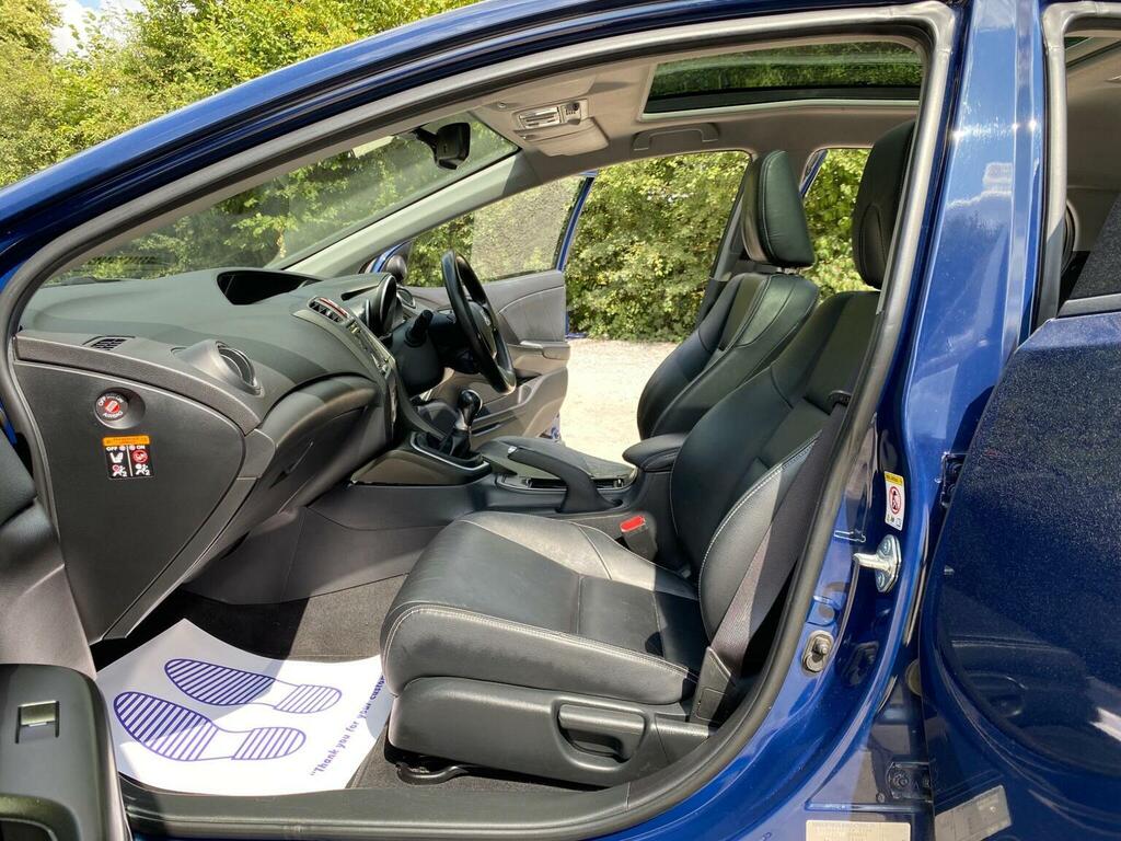 Honda Civic 1.8 I-vtec Se Plus-t Blue #34