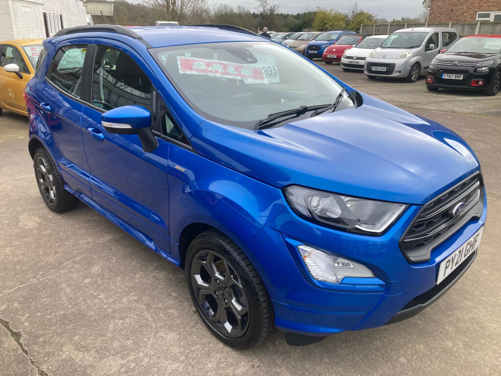 Ford Ecosport 1.0 Ecoboost 140 St-line Hatchback Manu PY21GHF Blue #2