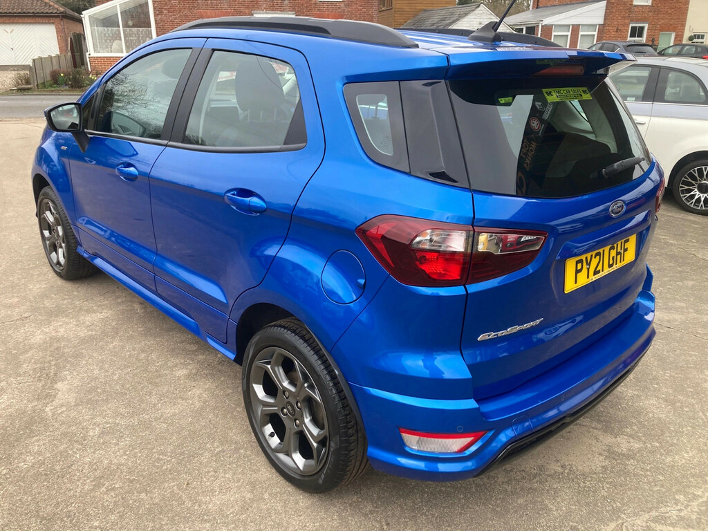Ford Ecosport 1.0 Ecoboost 140 St-line Hatchback Manu PY21GHF Blue #5