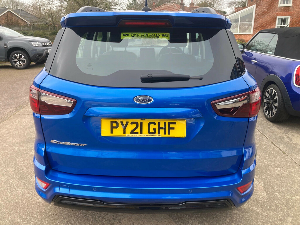 Ford Ecosport 1.0 Ecoboost 140 St-line Hatchback Manu PY21GHF Blue #4