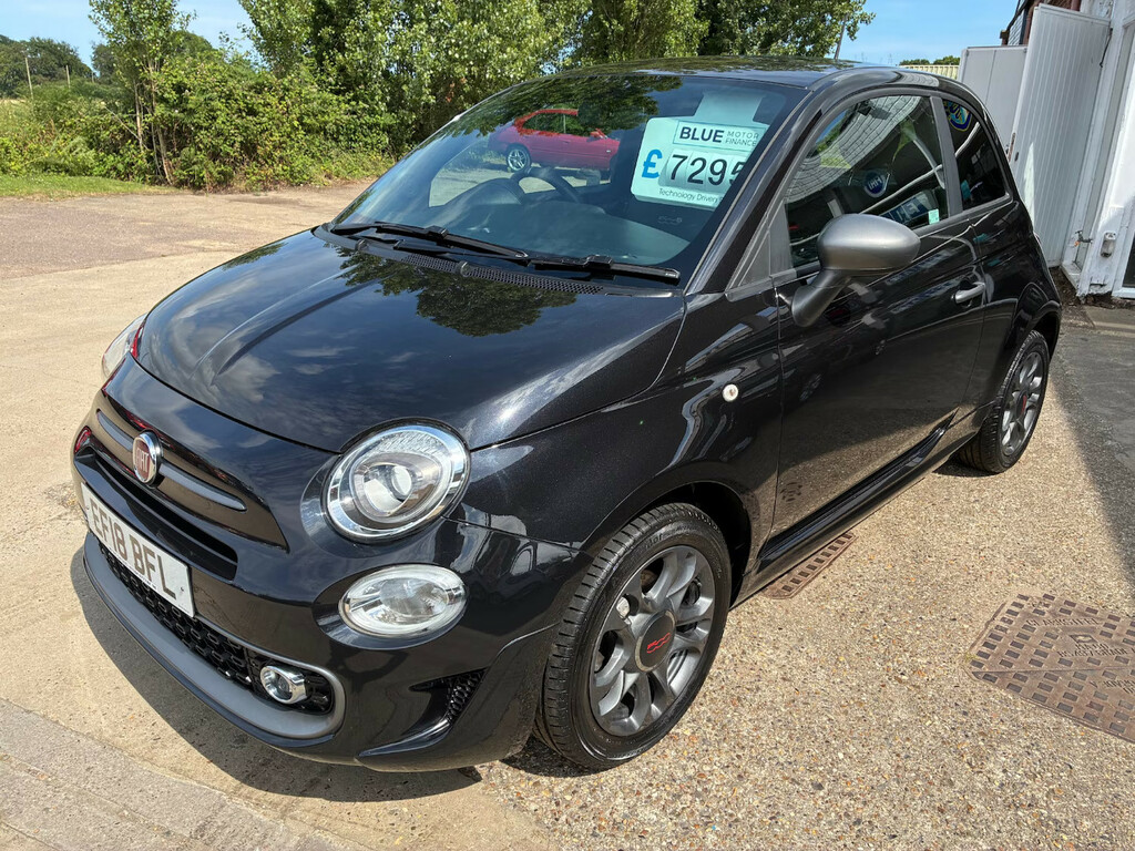 Fiat 500 1.2 S Hatchback Black