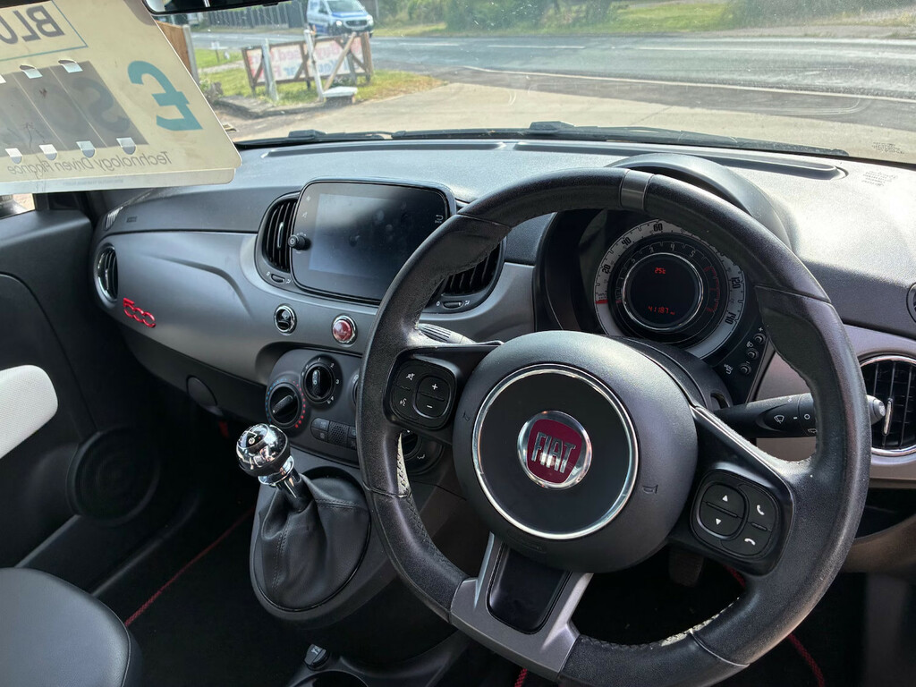 Fiat 500 1.2 Pop Star Hatchback Euro 6 S Grey #3