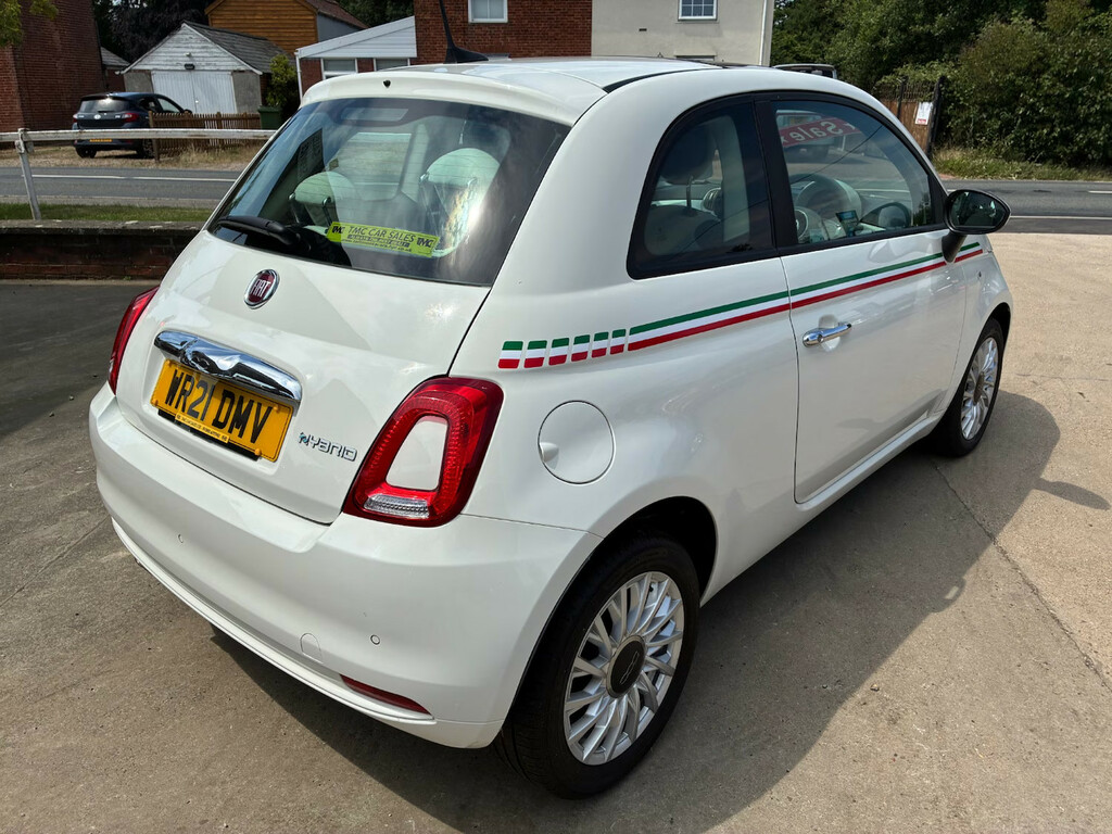 Fiat 500 1.0 Mild Hybrid Lounge Hatchback White #4
