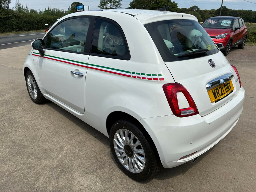 Fiat 500 1.0 Mild Hybrid Lounge Hatchback White #6