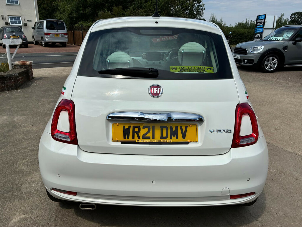 Fiat 500 1.0 Mild Hybrid Lounge Hatchback White #5