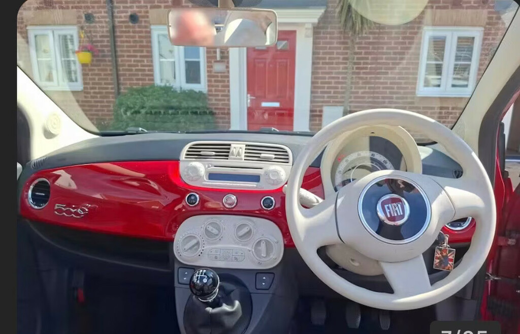 Fiat 500 1.2 Pop Start Stop Convertible GD15CKO Red #4