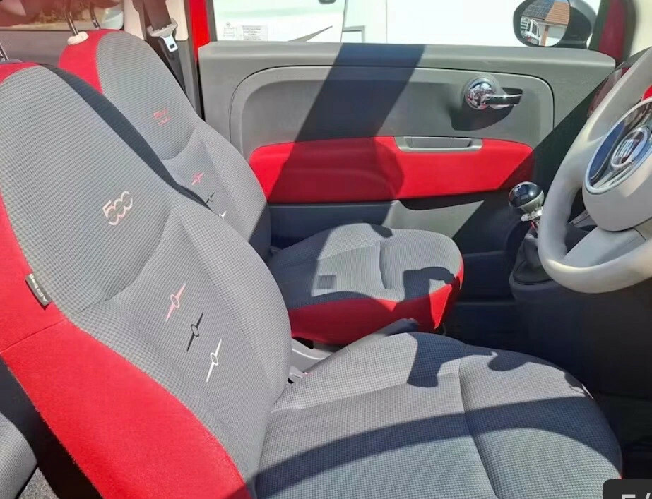 Fiat 500 1.2 Pop Start Stop Convertible GD15CKO Red #2