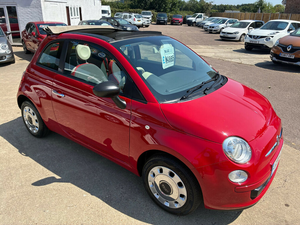 Fiat 500C 1.2 Pop Start Stop Convertible Red #3