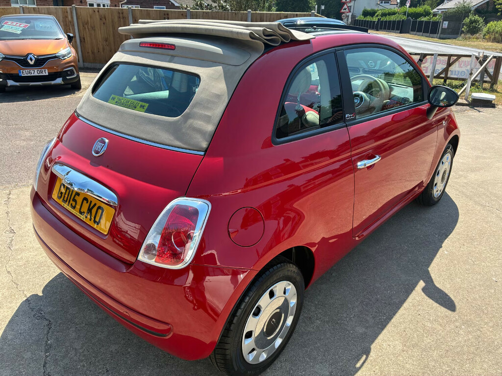 Fiat 500C 1.2 Pop Start Stop Convertible Red #4