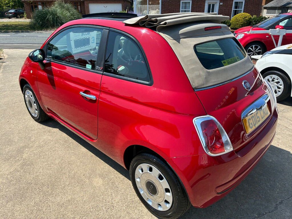 Fiat 500C 1.2 Pop Start Stop Convertible Red #6