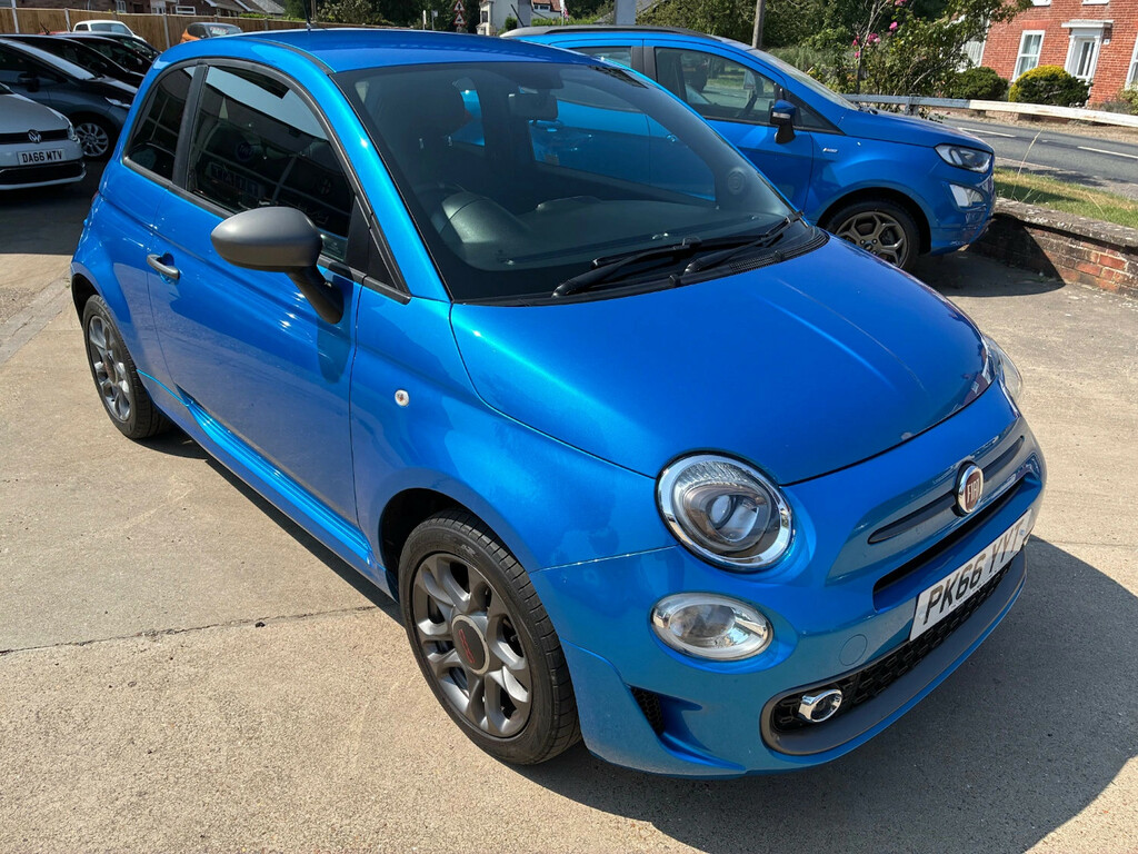 Fiat 500 1.2 S Hatchback Blue #3