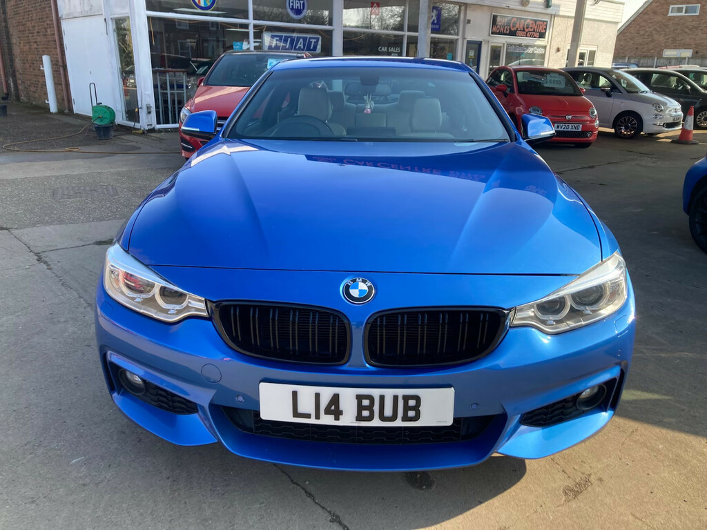 BMW 4 Series Gran Coupe 420D 190 M Sport Professional Media Coupe Blue #2