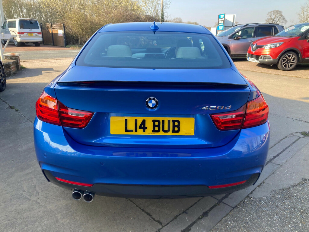 BMW 4 Series Gran Coupe 420D 190 M Sport Professional Media Coupe Blue #5