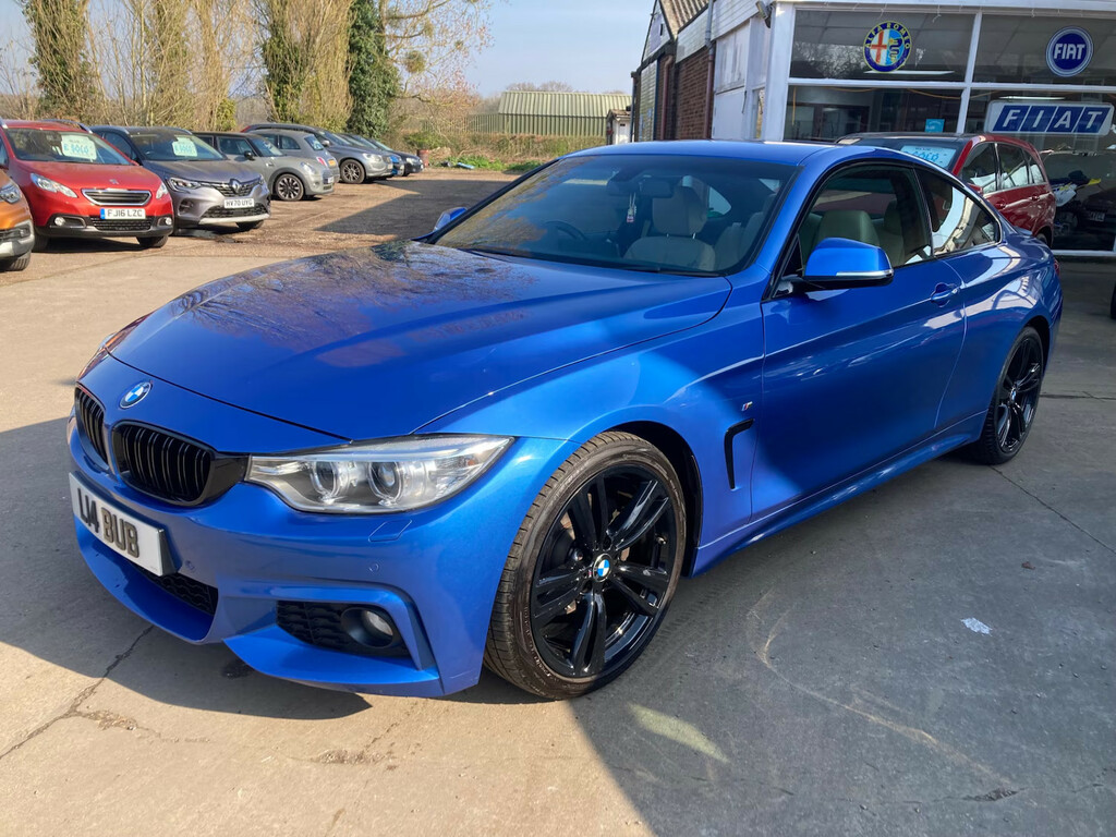 BMW 4 Series Gran Coupe 420D 190 M Sport Professional Media Coupe Blue