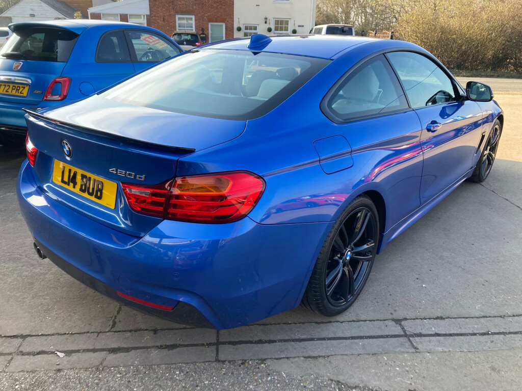 BMW 4 Series Gran Coupe 420D 190 M Sport Professional Media Coupe Blue #4