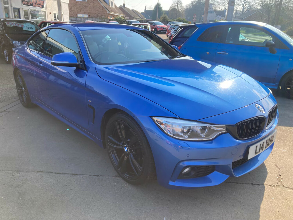 BMW 4 Series Gran Coupe 420D 190 M Sport Professional Media Coupe Blue #3