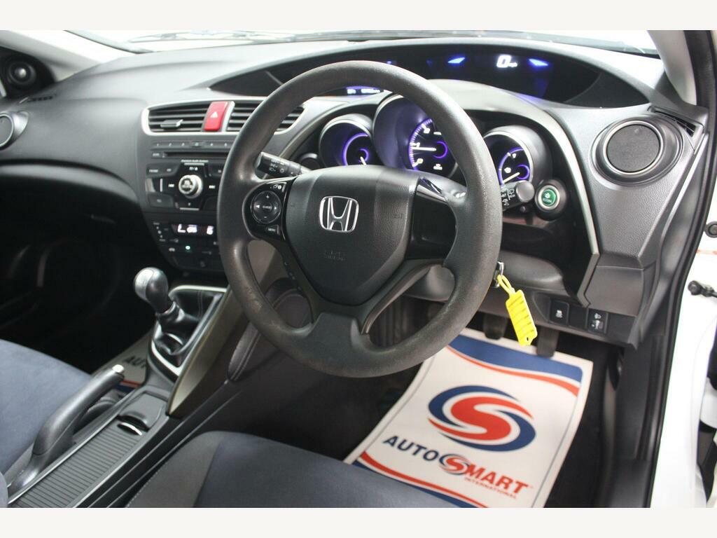 Honda Civic Hatchback 1.6 I-dtec Sr Euro 5 Ss 201463 White #11