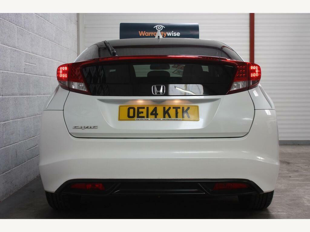 Honda Civic Hatchback 1.6 I-dtec Sr Euro 5 Ss 201463 White #7