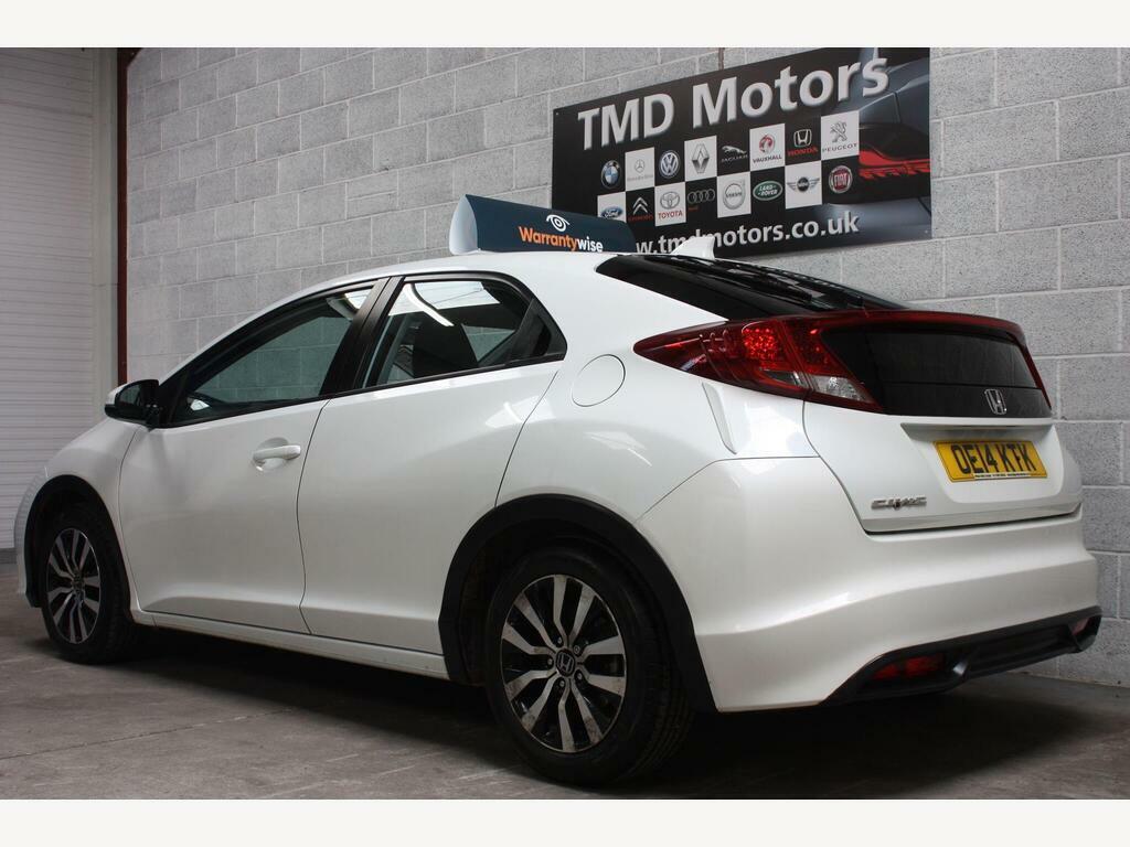 Honda Civic 1.6 I-dtec S Euro 5 S S White #6