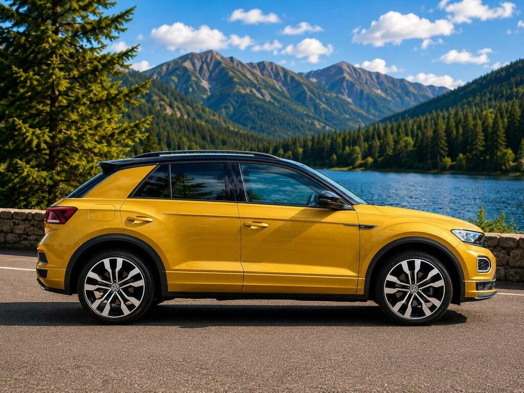 Volkswagen T-Roc 1.5 Tsi Evo R-line Dsg Euro 6 Ss Yellow #5