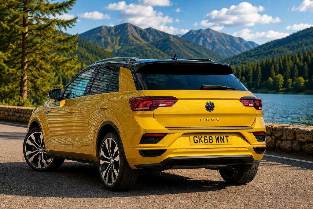 Volkswagen T-Roc 1.5 Tsi Evo R-line Dsg Euro 6 Ss Yellow