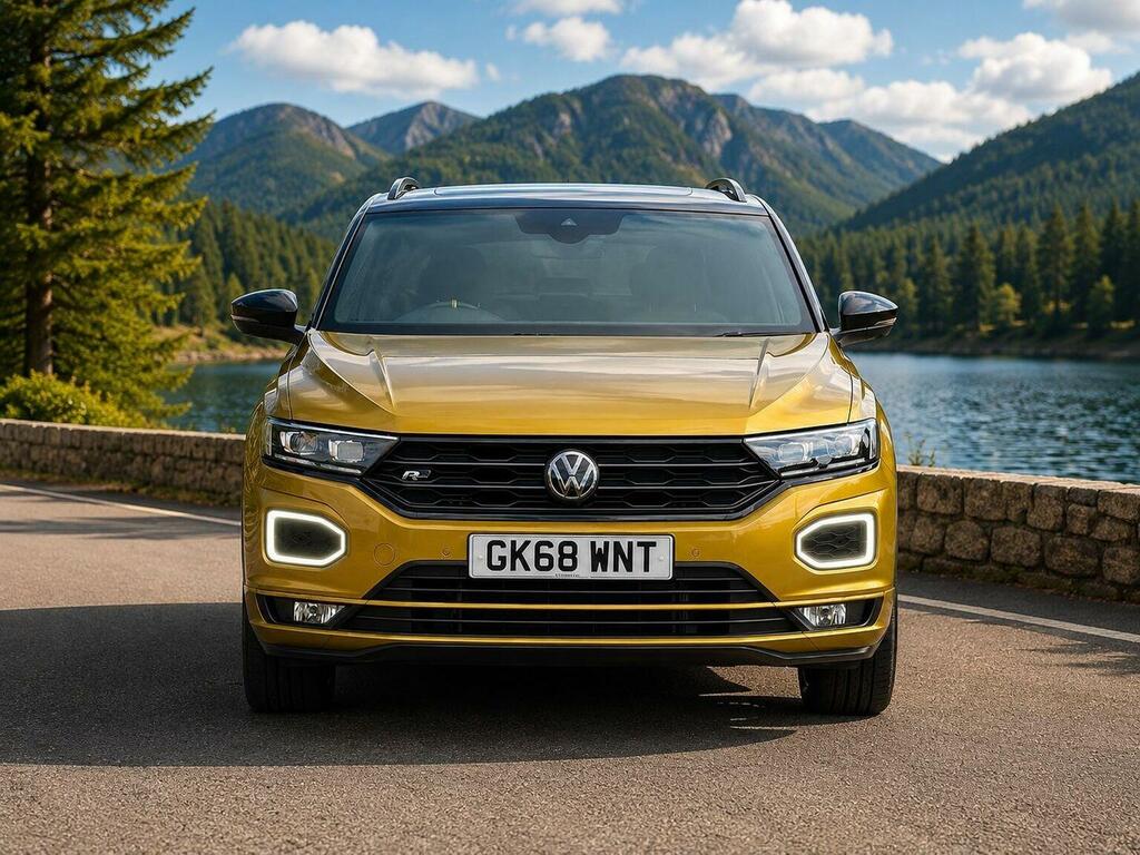 Volkswagen T-Roc 1.5 Tsi Evo R-line Dsg Euro 6 Ss Yellow #2