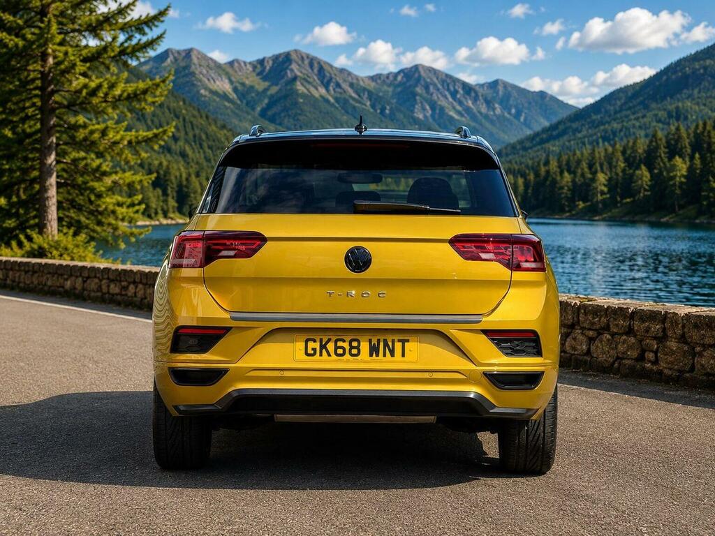 Volkswagen T-Roc 1.5 Tsi Evo R-line Dsg Euro 6 Ss Yellow #3