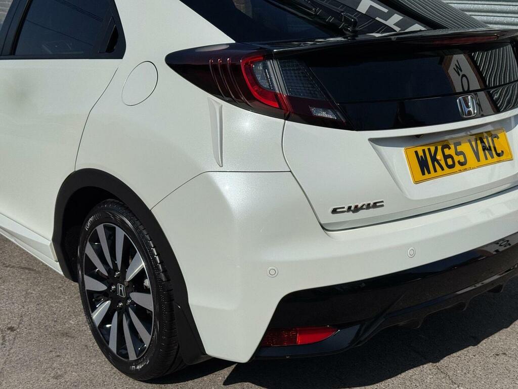 Honda Civic 1.8 I-vtec Sr Euro 6 White #3