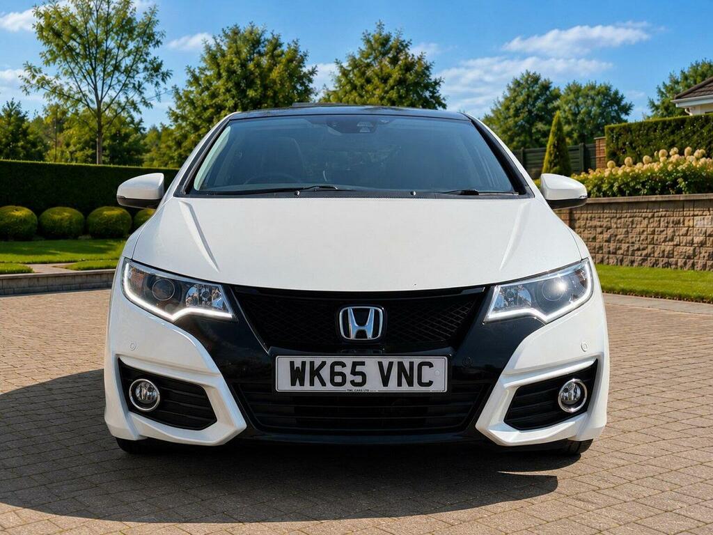 Honda Civic 1.8 I-vtec Sr Euro 6 White #2