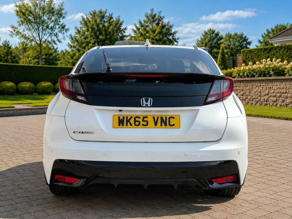 Honda Civic 1.8 I-vtec Sr Euro 6 White #6