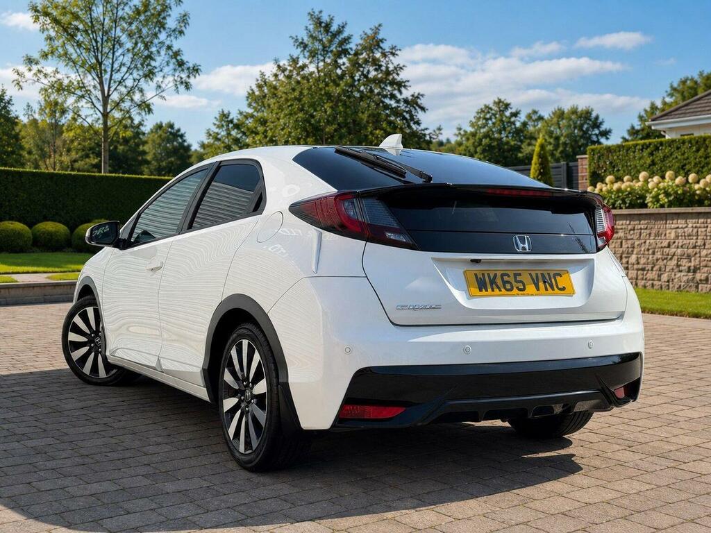 Honda Civic 1.8 I-vtec Sr Euro 6 White #5