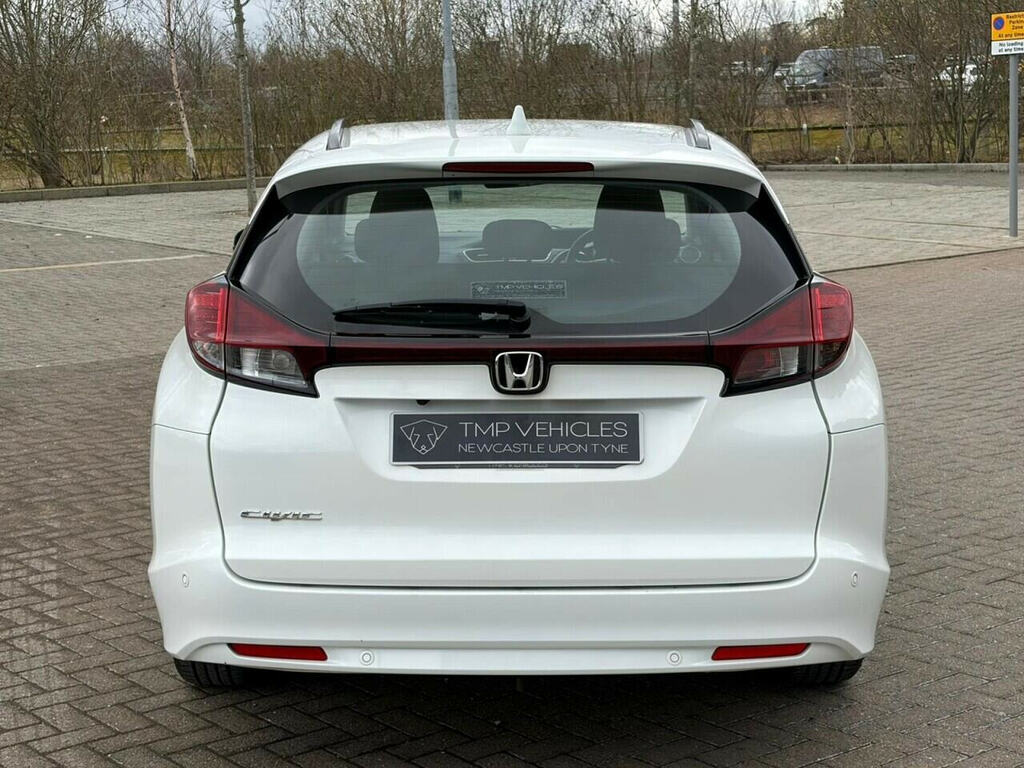 Honda Civic 1.6 I-dtec Se Plus Tourer Euro 5 White #4