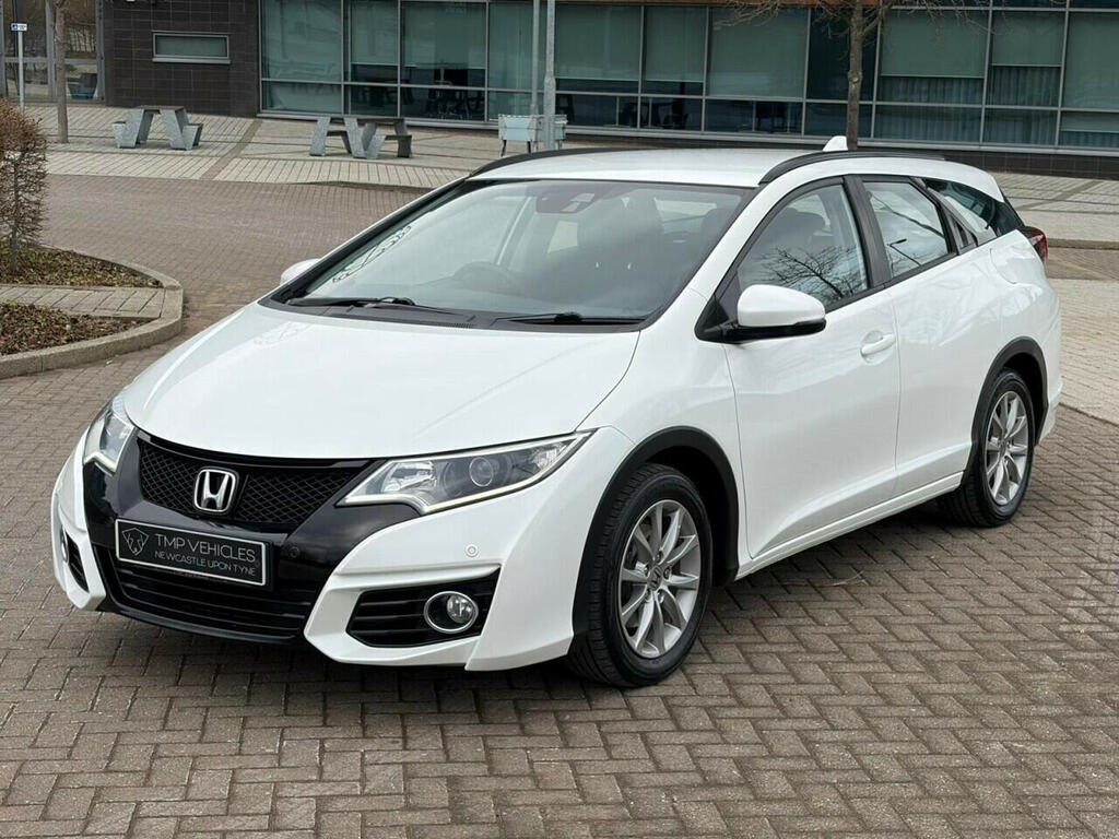 Honda Civic 1.6 I-dtec Se Plus Tourer Euro 5 White #5