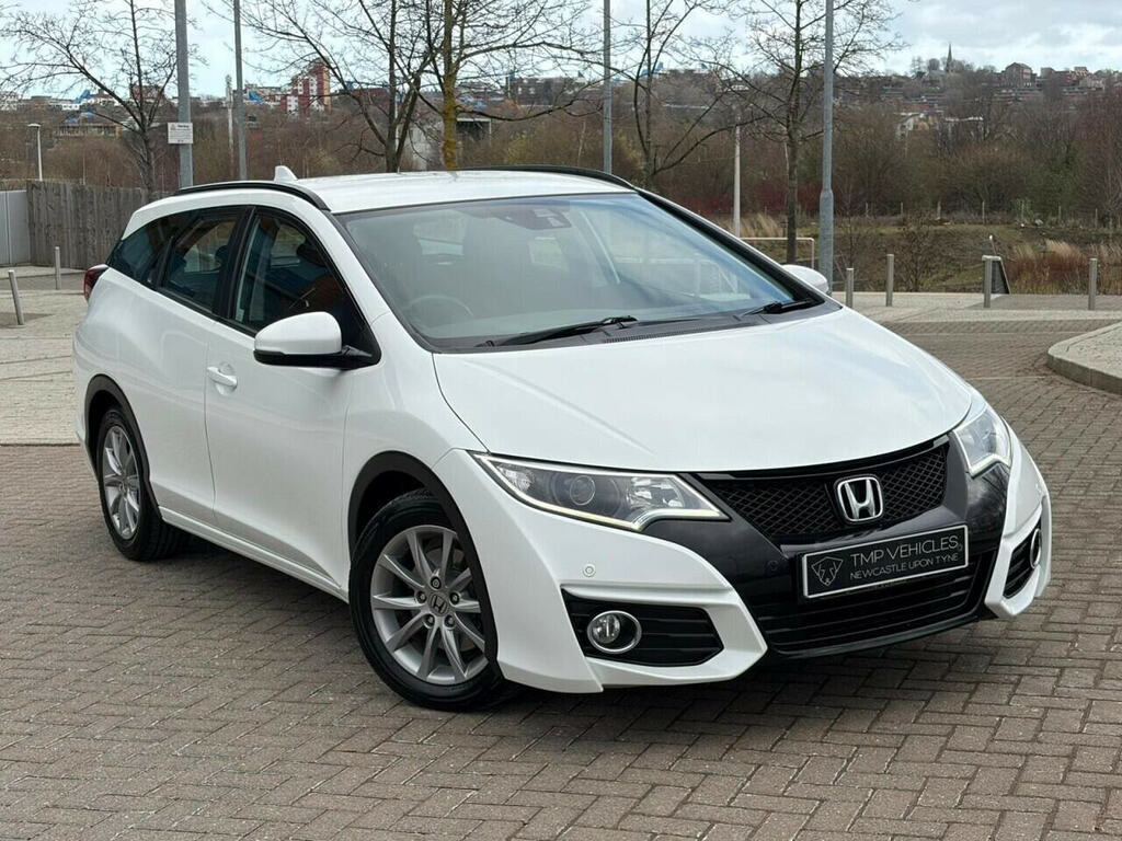 Honda Civic 1.6 I-dtec Se Plus Tourer Euro 5 White