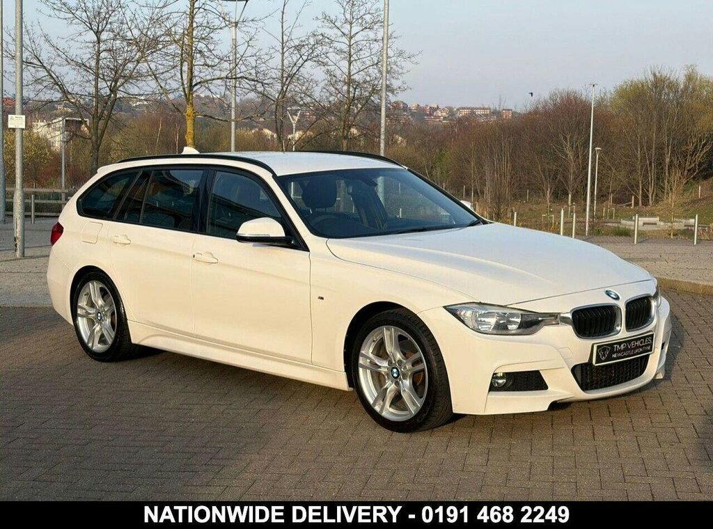 BMW 3 Series 2.0 320D M Sport Touring Euro 6 RA65GRX White #2