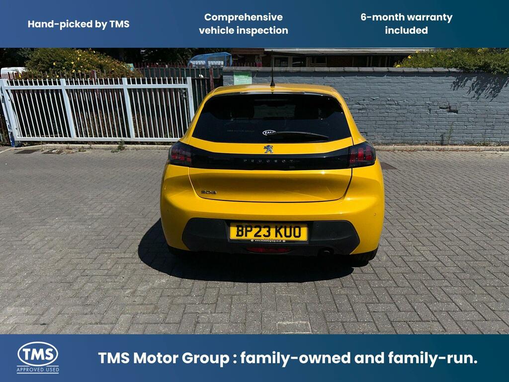 Peugeot 208 1.2 Puretech Active Premium Euro 6 Ss BP23KUO Yellow #5