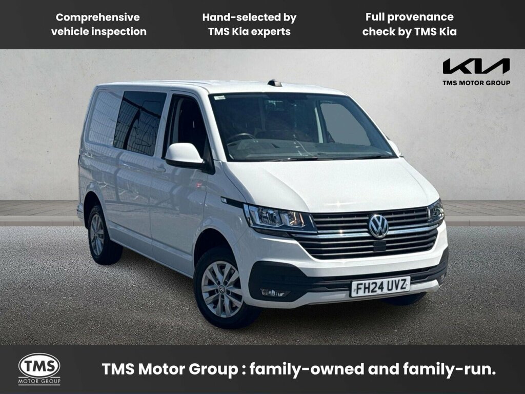 Volkswagen Transporter 2.0 Tdi T30 Highline Kombi Double Cab D White
