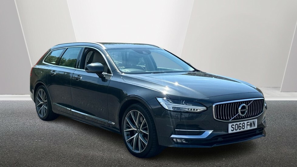 Volvo V90 T4 Inscription Blond Leather Grey