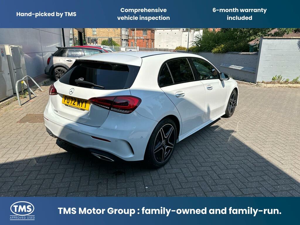 Mercedes-Benz A Class 1.3 A180 Amg Line Premium 7G-dct Euro 6 Ss FG72MYT White #4