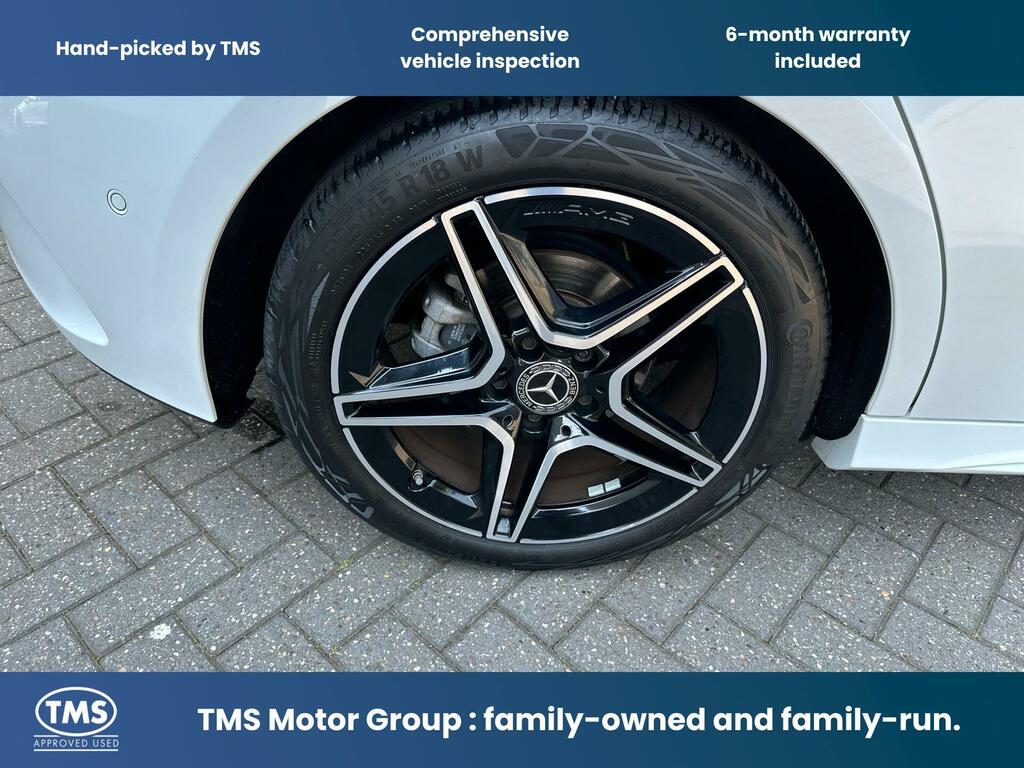 Mercedes-Benz A Class 1.3 A180 Amg Line Premium 7G-dct Euro 6 Ss FG72MYT White #6