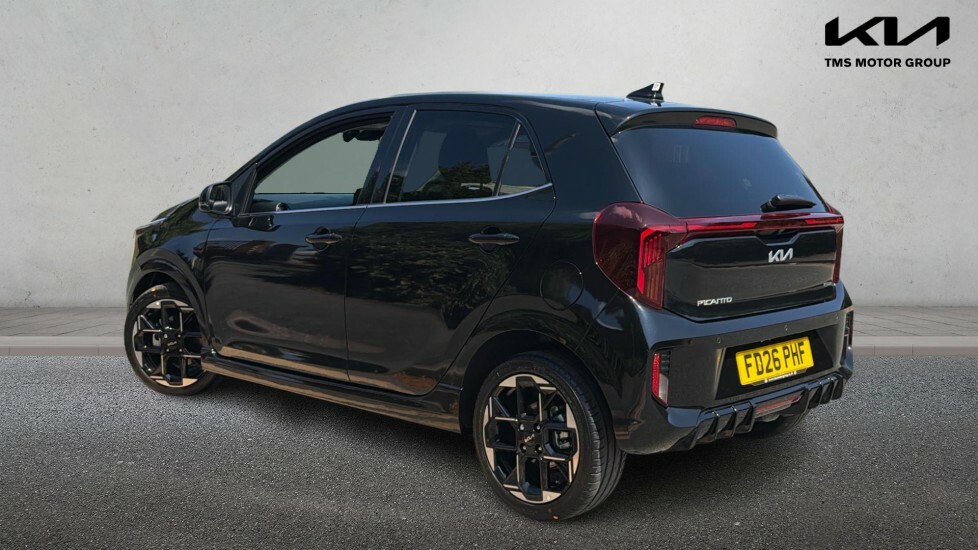 Kia Picanto 1.0 Gt-line Euro 6 Ss FD26PHF Black #2