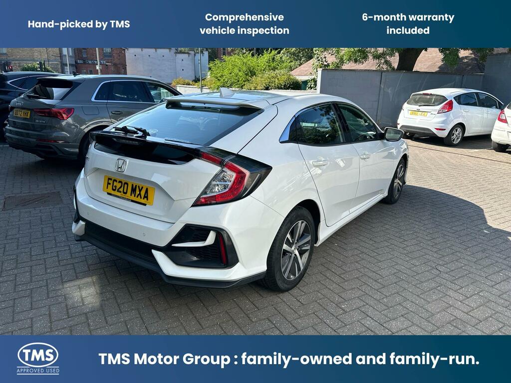 Honda Civic 1.0 Vtec Turbo Se Euro 6 Ss FG20MXA White #4