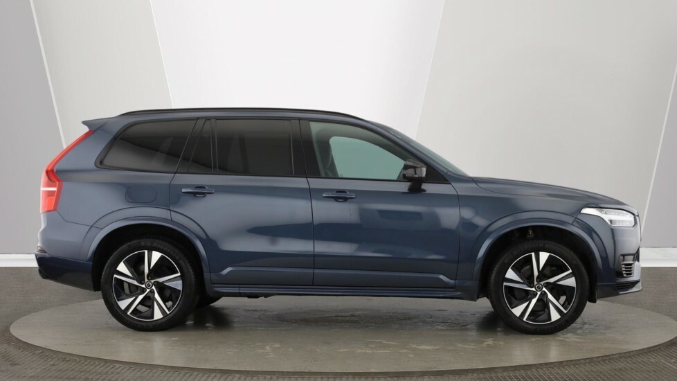 Volvo XC90 Recharge R-design, T8 Awd Plug-in Hybrid, 7 Seats YY22ATF Blue #2