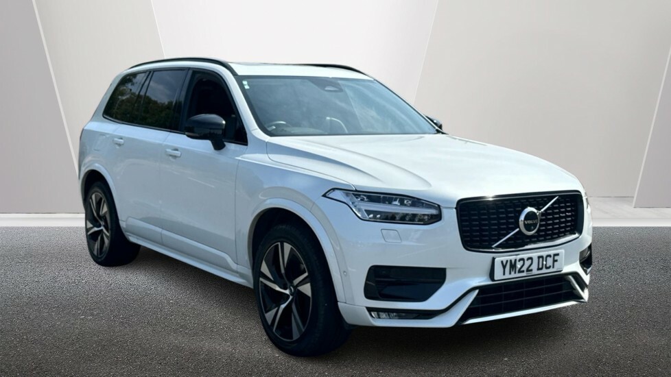 Volvo XC90 Plus, B5 Awd Mild Hybrid, Dark, 7 Seats YM22DCF White