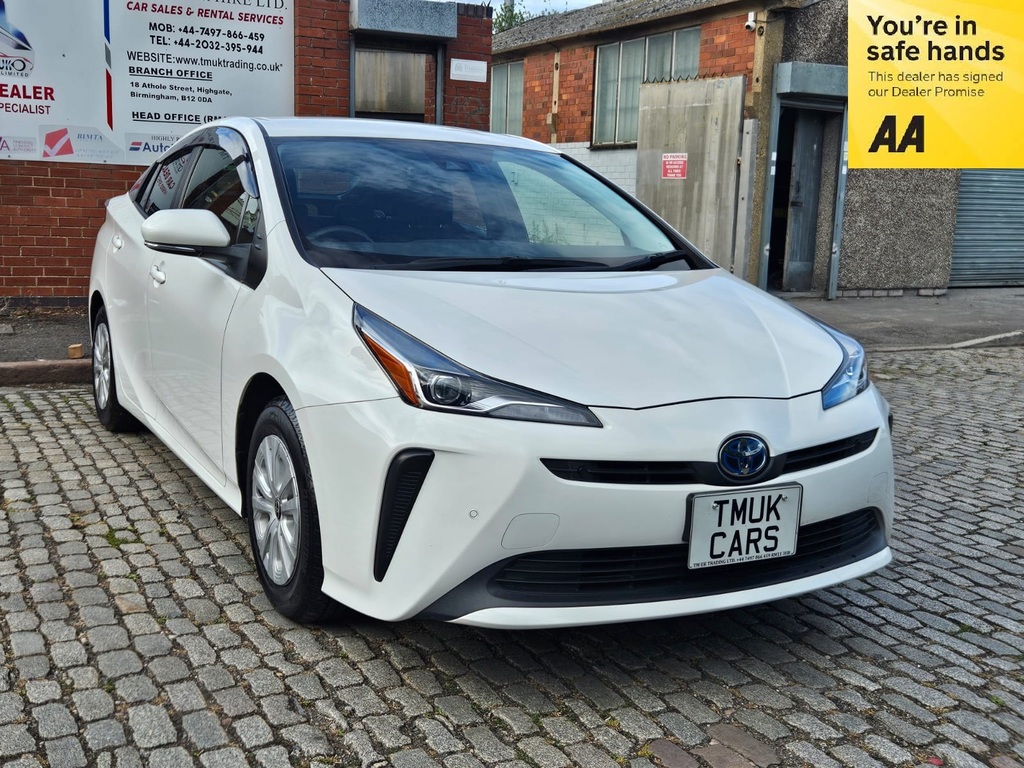 Toyota Prius 1.8 Hybrid 202070 5 Seats Fresh Import Fina White