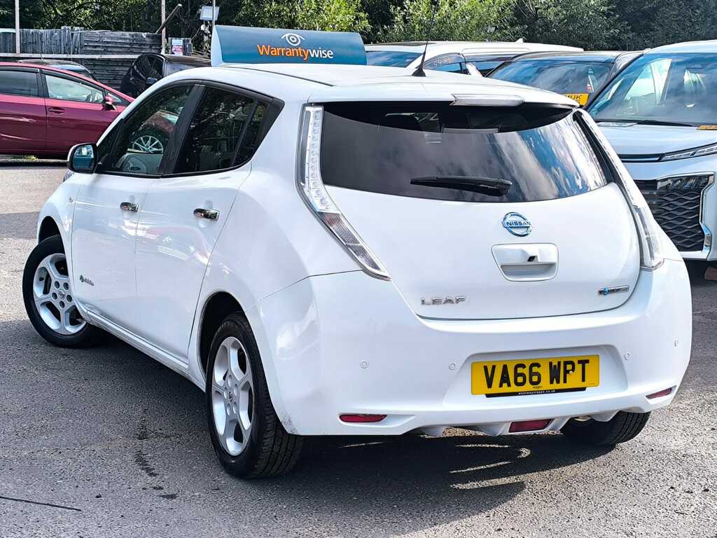 Nissan Leaf 30Kwh 201766 Acenta Hatchback White #4