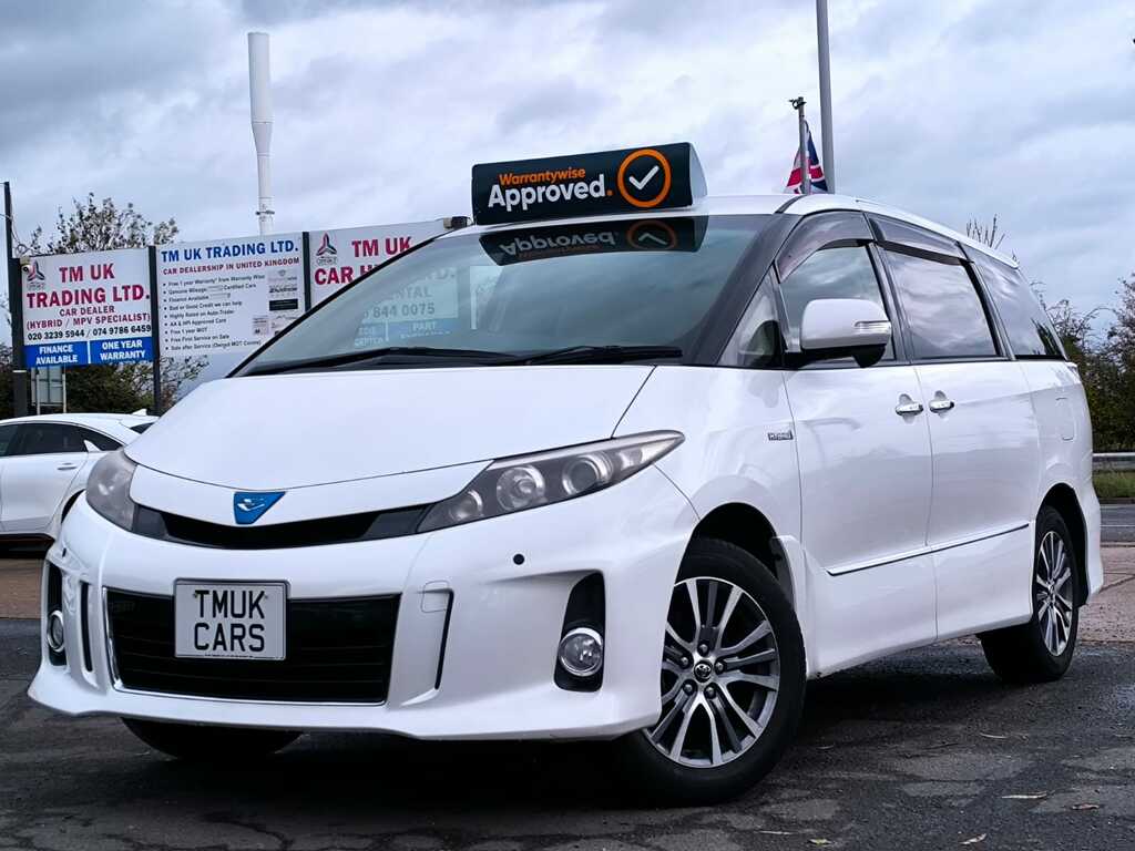 Toyota Estima 2.4 Hybrid 201313 7 Seats 4Wd Ulez Free Imp White #2